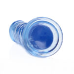 REALROCK 18 cm Straight Dildo - Blue - Blue 18 cm (7'') Dong - Image 6