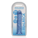 REALROCK 18 cm Straight Dildo - Blue - Blue 18 cm (7'') Dong - Image 8