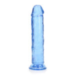 REALROCK 20 cm Straight Dildo - Blue - Blue 20 cm (8'') Dong - Image 5