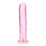 REALROCK 20 cm Straight Dildo - Pink - Pink 20 cm (8'') Dong - Image 3