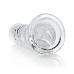 REALROCK 20 cm Straight Dildo - Transparent - Clear 20 cm (8'') Dong - Image 6