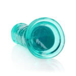 REALROCK 20 cm Straight Dildo - Turquoise - Turquoise 20 cm (8'') Dong - Image 6