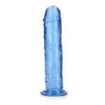REALROCK 25 cm Straight Dildo - Blue - Blue 25 cm (10'') Dong - Image 3