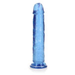 REALROCK 25 cm Straight Dildo - Blue - Blue 25 cm (10'') Dong - Image 4