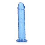 REALROCK 25 cm Straight Dildo - Blue - Blue 25 cm (10'') Dong - Image 5