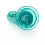 REALROCK 25 cm Straight Dildo - Turquoise - Turquoise 25 cm (10'') Dong - Image 6
