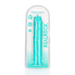 REALROCK 25 cm Straight Dildo - Turquoise - Turquoise 25 cm (10'') Dong - Image 8