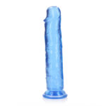 REALROCK 28 cm Straight Dildo - Blue - Blue 28 cm (10'') Dong - Image 3