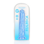REALROCK 28 cm Straight Dildo - Blue - Blue 28 cm (10'') Dong - Image 8