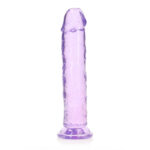 REALROCK 28 cm Straight Dildo - Purple - Purple 28 cm (10'') Dong - Image 5