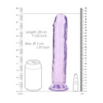 REALROCK 28 cm Straight Dildo - Purple - Purple 28 cm (10'') Dong - Image 7