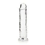 REALROCK 28 cm Straight Dildo - Transparent - Clear 28 cm (10'') Dong - Image 3
