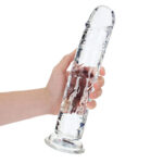 REALROCK 31 cm Straight Dildo - Clear - Clear 31 cm (11'') Dong - Image 2