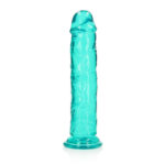 REALROCK 31 cm Straight Dildo - Turquoise - Turquoise 31 cm (11'') Dong - Image 5
