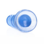 REALROCK 14 cm Curvy Anal Plug - Blue - Blue 14 cm (4.5'') Butt Plug - Image 4