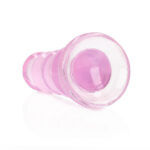 REALROCK 14 cm Curvy Anal Plug - Pink - Pink 14 cm (4.5'') Butt Plug - Image 4