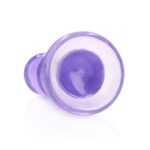 REALROCK 14 cm Curvy Anal Plug - Purple - Purple 14 cm (4.5'') Butt Plug - Image 4