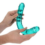 REALROCK 34 cm Double Dong - Turquoise - Turquoise 34 cm (14'') Double Dong - Image 2
