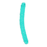 REALROCK 34 cm Double Dong - Turquoise - Turquoise 34 cm (14'') Double Dong - Image 3