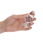 REALROCK 9 cm Anal Plug - Clear - Clear 9 cm (3.5'') Butt Plug - Image 2