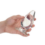 REALROCK 11.5 cm Anal Plug - Clear - Clear 11.5 cm (4.5'') Butt Plug - Image 2
