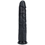 REALROCK 33cm Extra Long Dildo - Black - Black 33 cm (13'') Extra Long Dong - Image 4