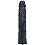 REALROCK 38cm Extra Long Dildo - Black - Black 38 cm (15'') Extra Long Dong - Image 5