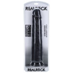 REALROCK 38cm Extra Long Dildo - Black - Black 38 cm (15'') Extra Long Dong - Image 7