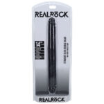 REALROCK 35cm Slim Double Dildo - Black - Black 35 cm (14'') Double Dong - Image 6