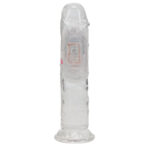 REALROCK 6'' No Balls Wireless Rechargeable LED Vibrating Dong - Clear with LED 16.5 cm USB Rechargeable Vibrating Dong with Remote - Image 5