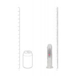 REALROCK 6'' No Balls Wireless Rechargeable LED Vibrating Dong - Clear with LED 16.5 cm USB Rechargeable Vibrating Dong with Remote - Image 8
