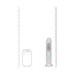 REALROCK 7'' No Balls Wireless Rechargeable LED Vibrating Dong - Clear with LED 20 cm USB Rechargeable Vibrating Dong with Remote - Image 8