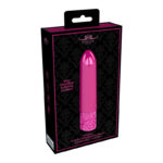 ROYAL GEMS Imperial - Silicone Rechargeable Bullet - Pink 10 cm USB Rechargeable Bullet - Image 5