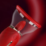 LuvPump Adoramor - Red USB Rechargeable Licking & Sucking Ladies Pump - Image 3