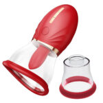 LuvPump Adoramor - Red USB Rechargeable Licking & Sucking Ladies Pump - Image 4