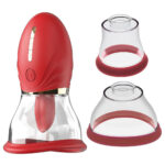 LuvPump Adoramor - Red USB Rechargeable Licking & Sucking Ladies Pump - Image 6
