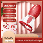 LuvPump Adoramor - Red USB Rechargeable Licking & Sucking Ladies Pump - Image 9