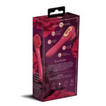 Secret Kisses ROSEGASM ROSE QUAKE - Red 18.8 cm USB Rechargeable Dual Ended Tapping Vibrator - Image 5