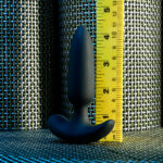 Selopa BLACK BEAUTY - Black 11.3 cm USB Rechargeable Vibrating Butt Plug with Wireless Remote - Image 7