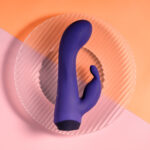 Selopa PLUM JOB - Purple 13.5 cm USB Rechargeable Rabbit Vibrator - Image 2