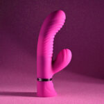 Selopa NEXT WAVE - Pink 16.4 cm USB Rechargeable Dual Vibrator - Image 3