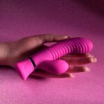 Selopa NEXT WAVE - Pink 16.4 cm USB Rechargeable Dual Vibrator - Image 4