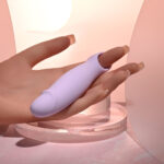 Selopa PETITE PECKER - Purple 11.7 cm USB Rechargeable Mini Vibrator - Image 2