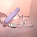 Selopa PETITE PECKER - Purple 11.7 cm USB Rechargeable Mini Vibrator - Image 9