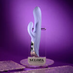 Evolved LAVENDER LOVE - Purple 23.3 cm USB Rechargeable Rabbit Vibrator - Image 2