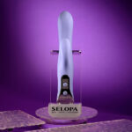 Evolved LAVENDER LOVE - Purple 23.3 cm USB Rechargeable Rabbit Vibrator - Image 5