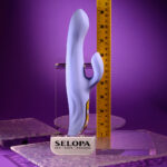 Evolved LAVENDER LOVE - Purple 23.3 cm USB Rechargeable Rabbit Vibrator - Image 8