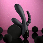 Selopa TRIPLE ACES - Black 19.7 cm USB Rechargeable Triple Stimulator Vibrator - Image 2