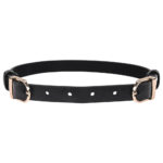Sex & Mischief Double Buckle Day Collar - Black Collar - Image 2
