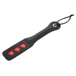Sex & Mischief Heart Paddle - Black Paddle - Image 3